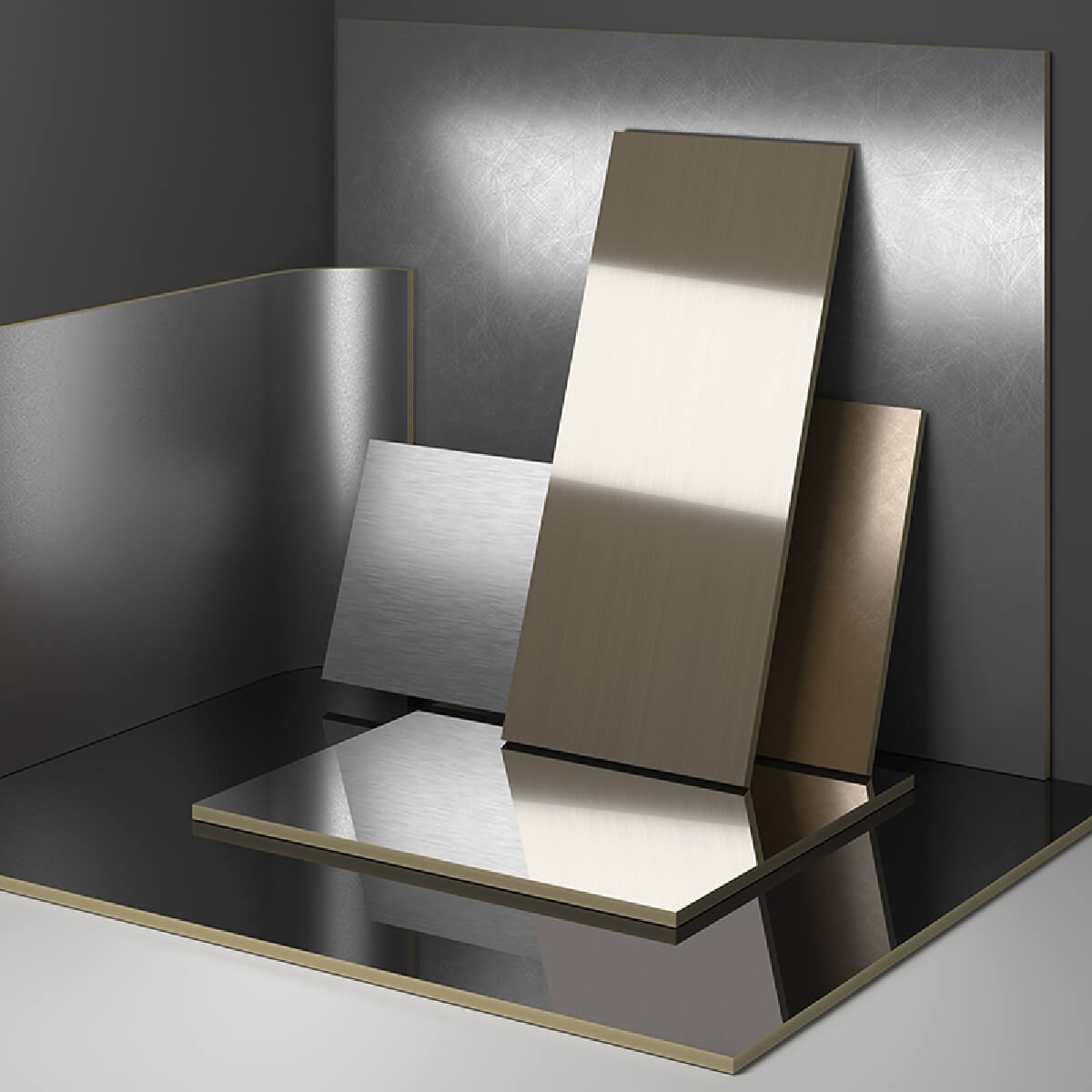 Premium metal series finishes