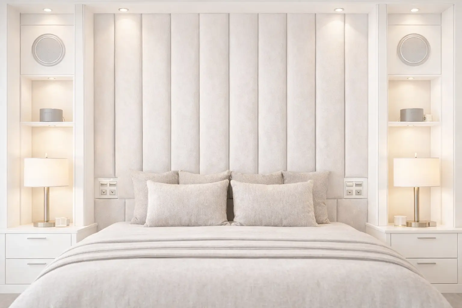 Smart bedroom wall