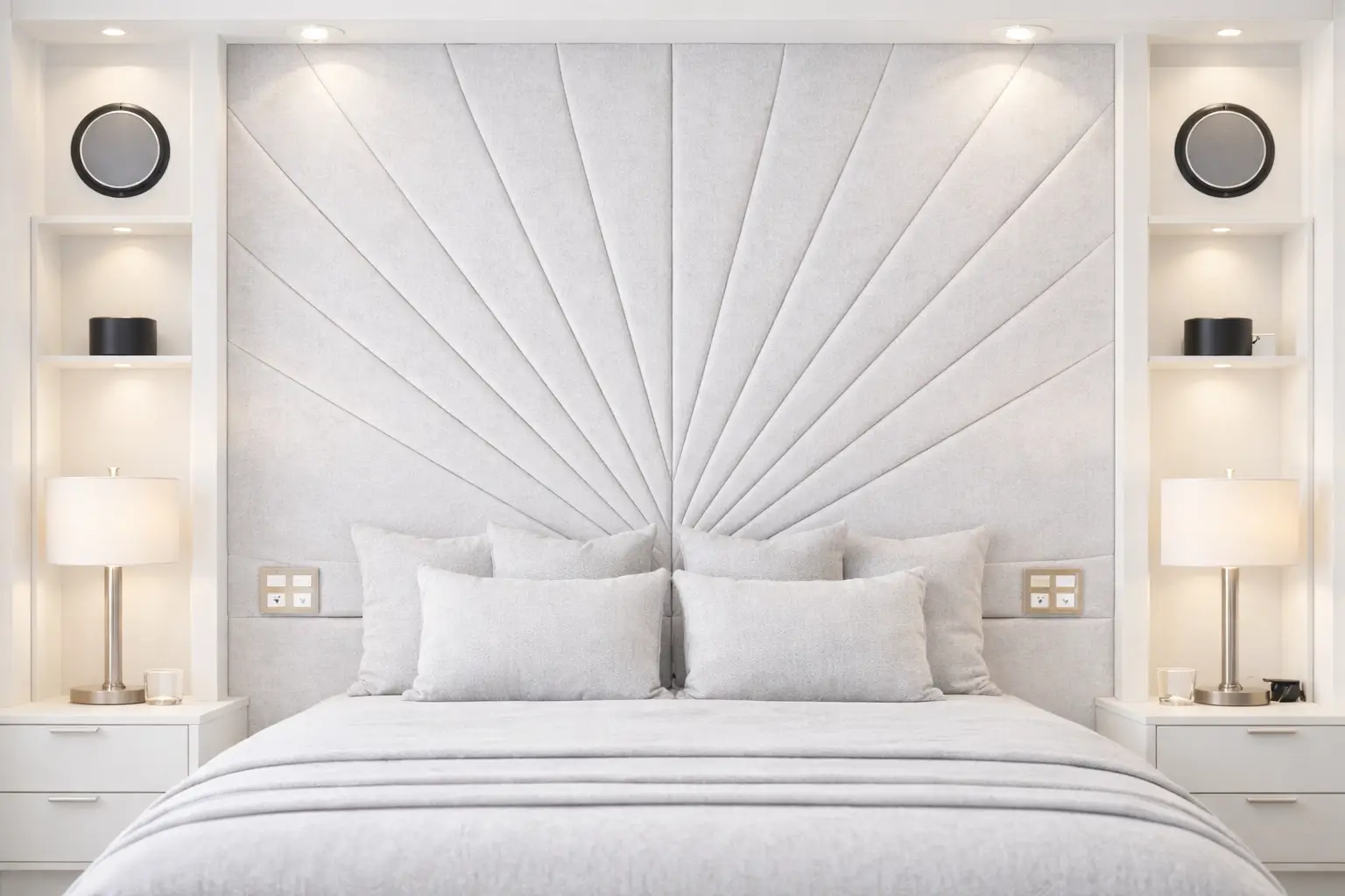 Smart bedroom wall