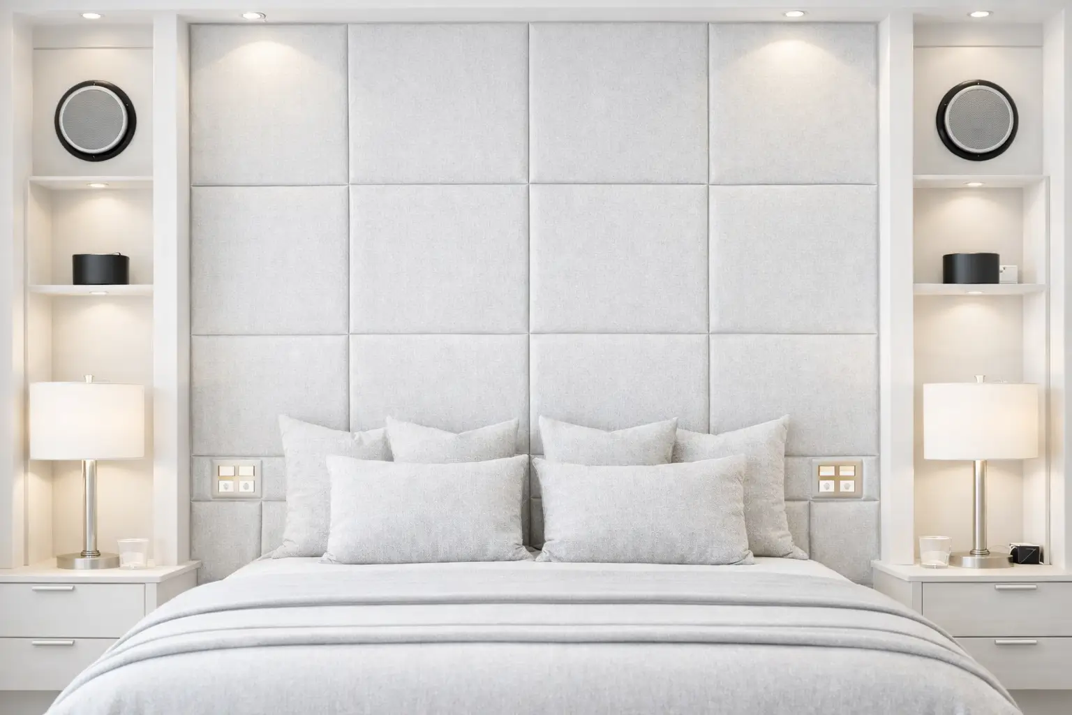 Smart bedroom wall
