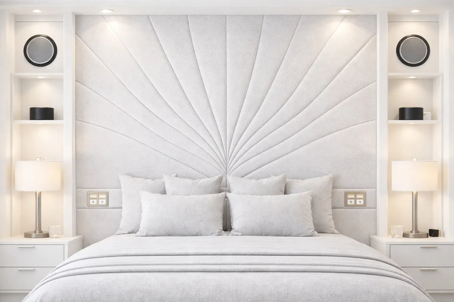 Smart bedroom wall