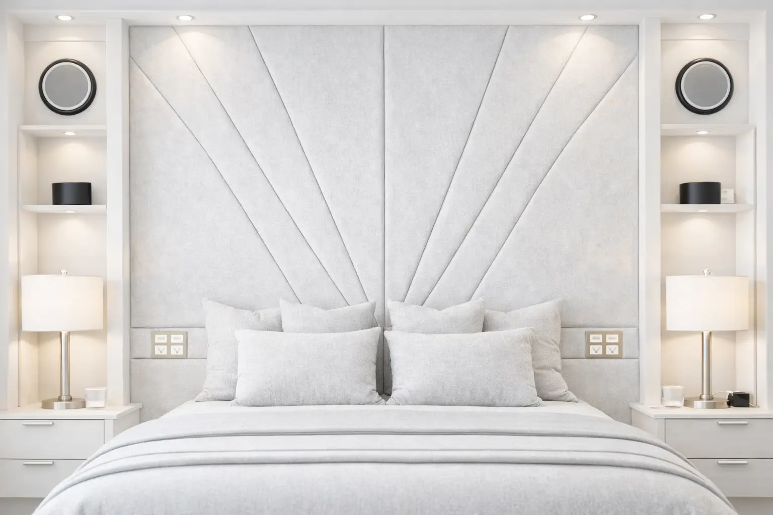 Smart bedroom wall