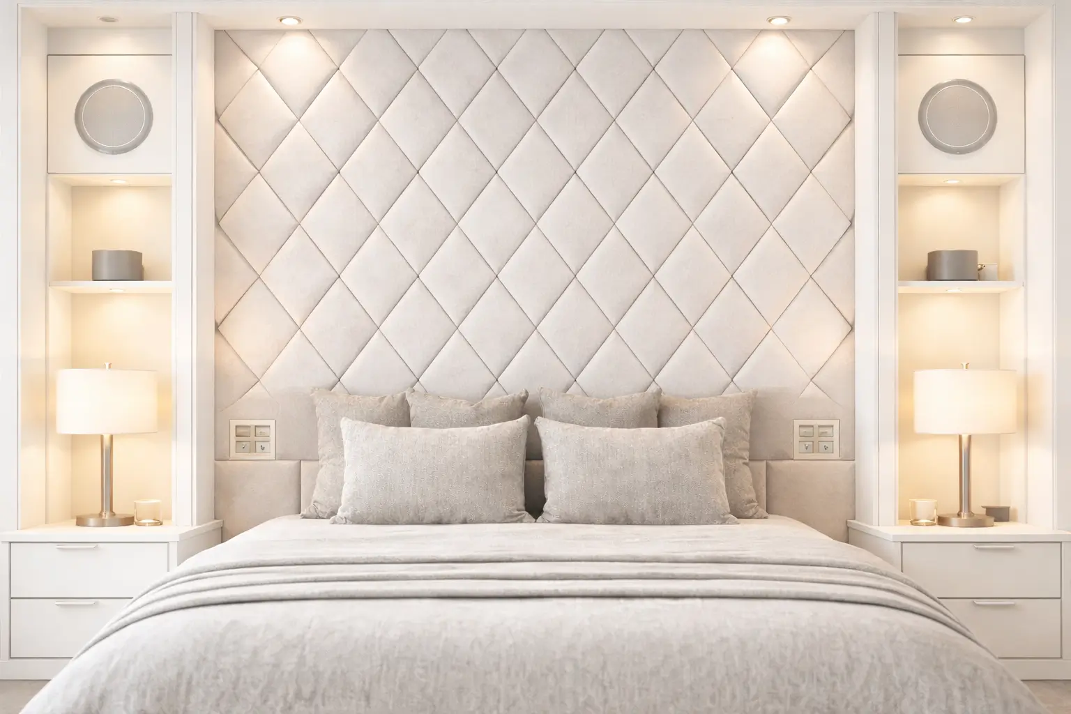 Smart bedroom wall