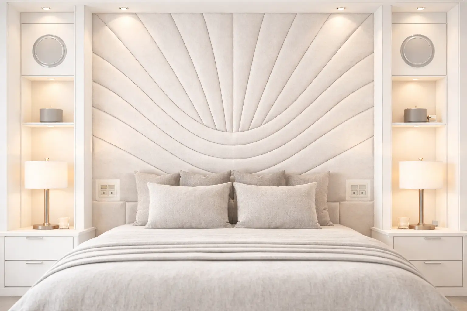 Smart bedroom wall